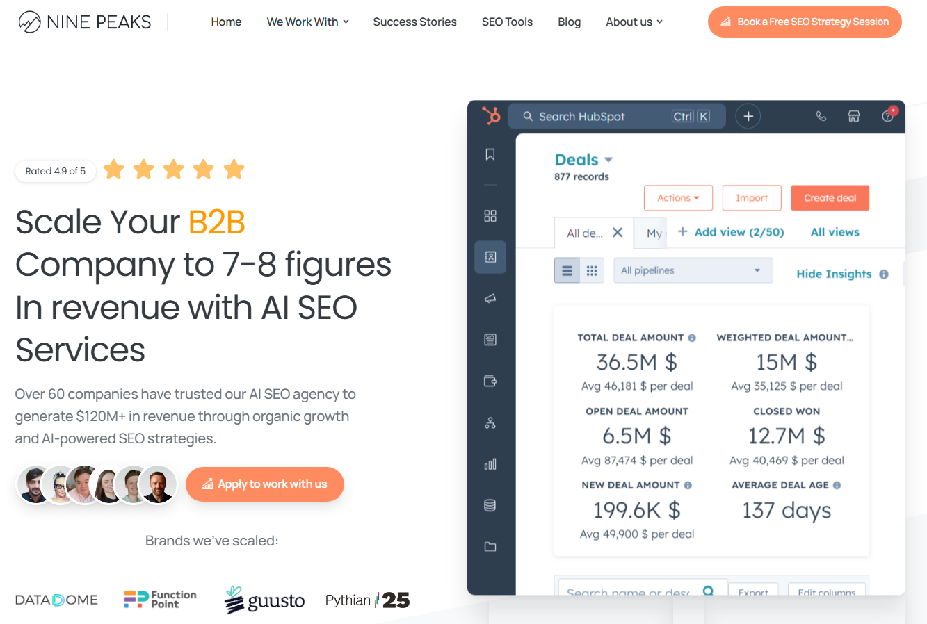 Nine Peaks Media, AI SEO and optimization agency